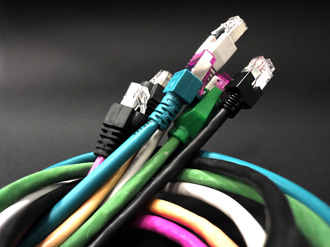 Image of various communication cables