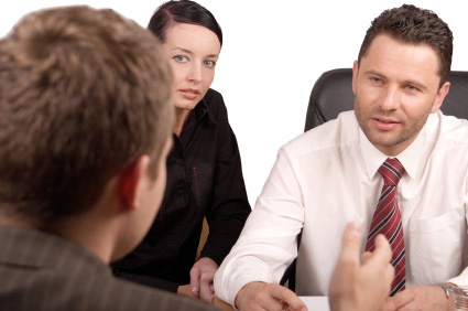 Image of business people in discussion