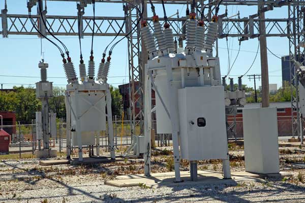 Image of electrical power station equipment
